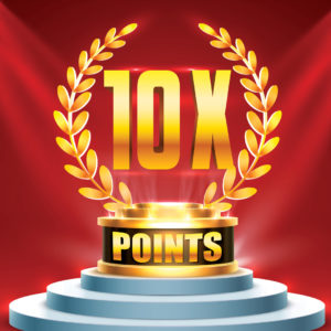 10x points graphic