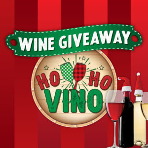 holiday wine giveaway graphic